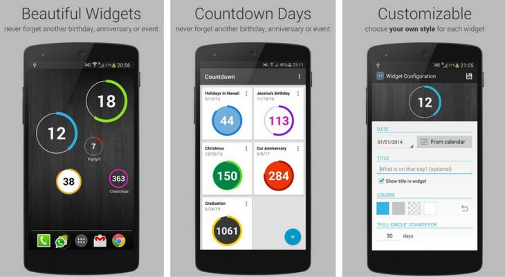 Free Mobile Apps for Students - Countdown Days