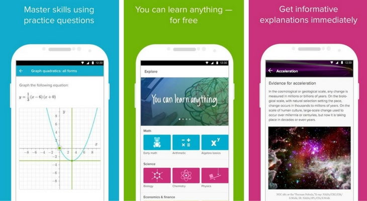 Free Mobile Apps for Students - Khan Academy