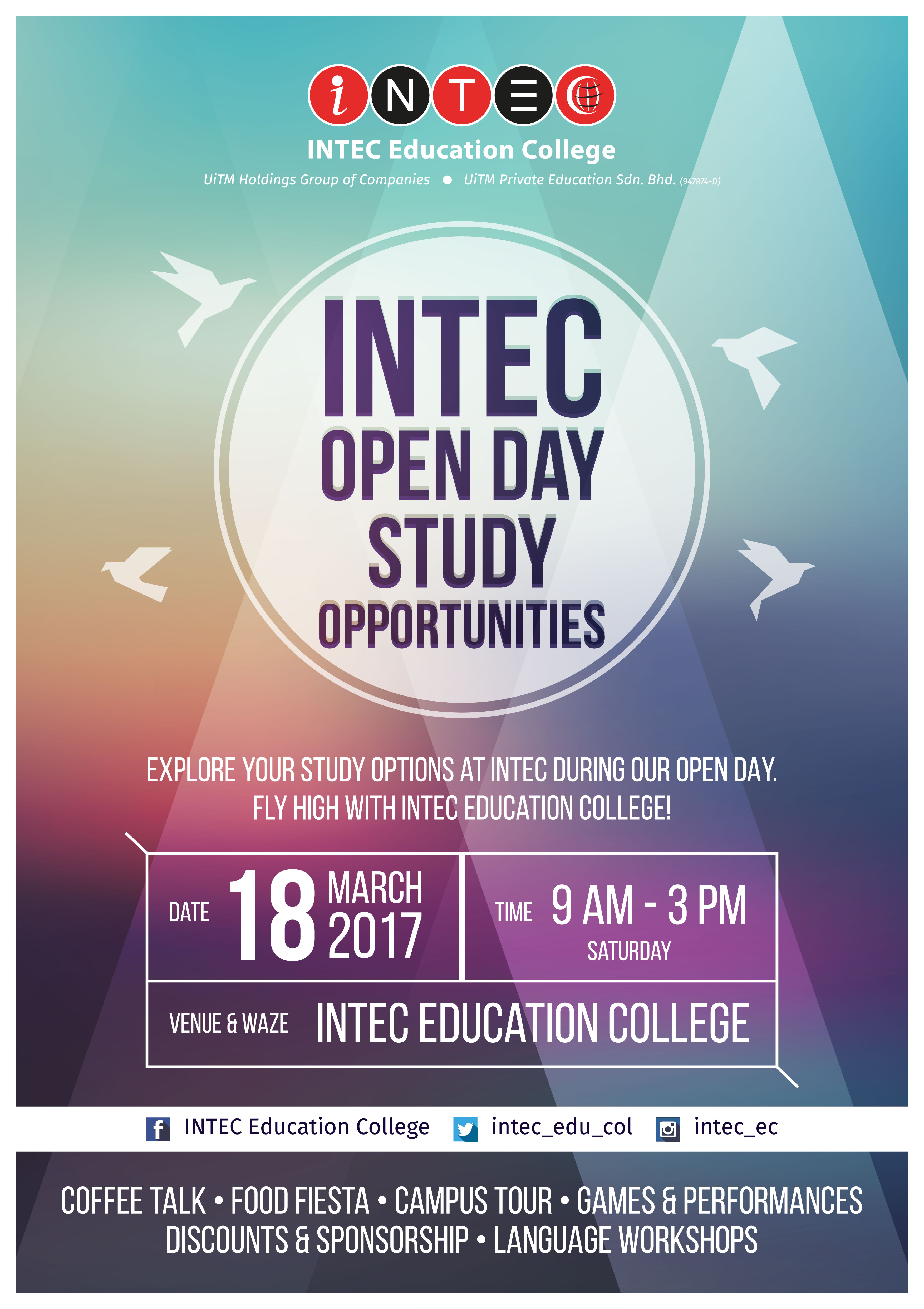 INTEC Education College Open Day March 2017 - Feature-Image
