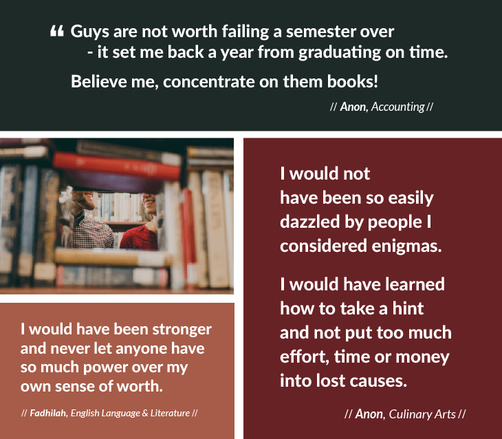 We Asked People What They Regretted Most In University. Here’s What They Said - Don't get lost in love