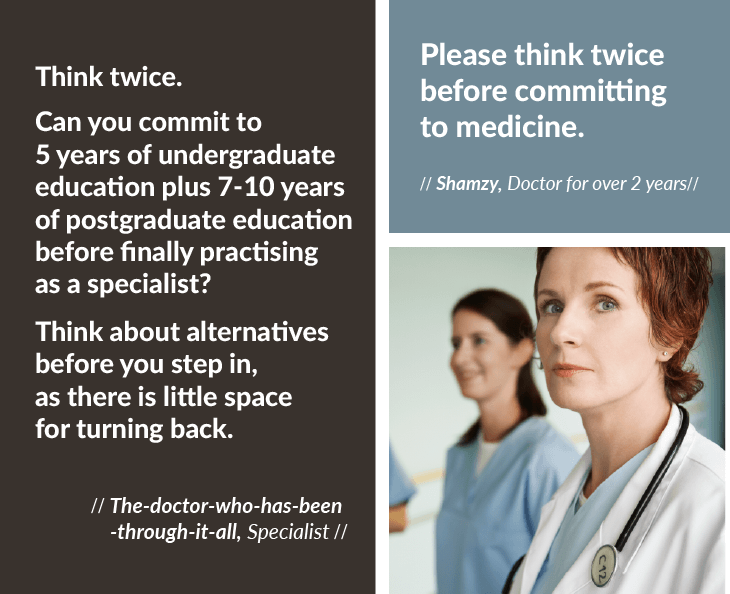 Doctors Reveal the Best Pieces of Advice Before Studying Medicine - 5 And even if you're sure, it's important to reconsider again