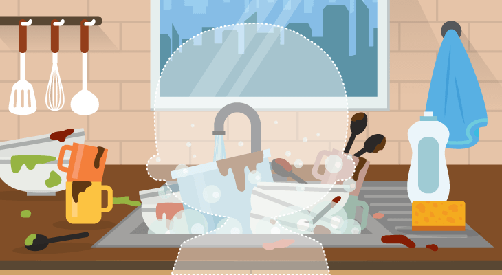 7 Annoying Housemates That Make Your Blood Boil - 2 The “I’m letting it soak” housemate