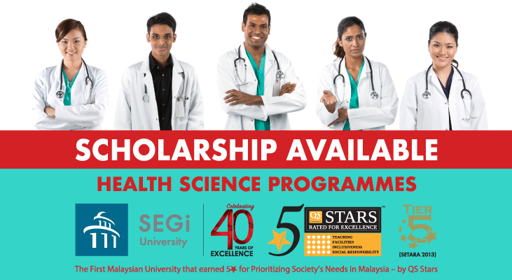 Apply for a Health Science Scholarship at SEGi University Kota Damansara - Feature-Image