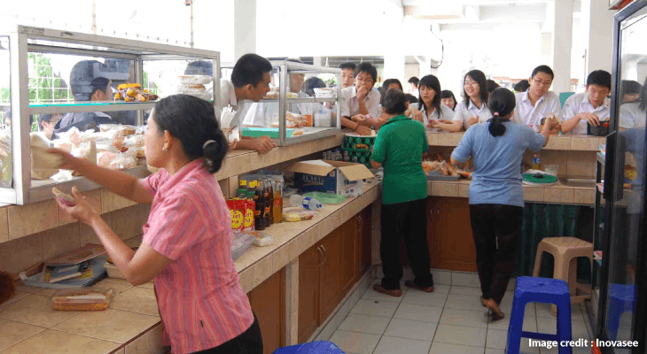 A Comprehensive List of Why Secondary School Sucks - 11 Canteen food every. single. day.