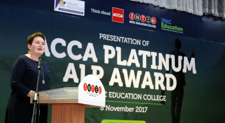 INTEC’s IPAC Education Recognised as ACCA’s Platinum Approved Learning Partner 1