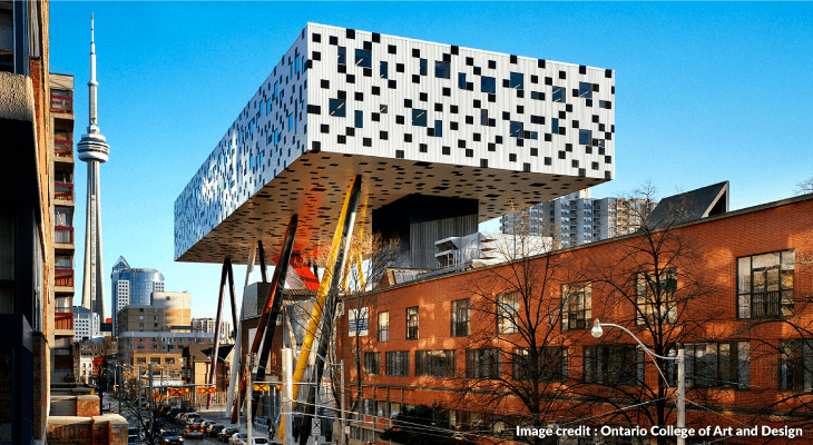 Non-traditional unusual school structures - 5 Sharp Centre for Design