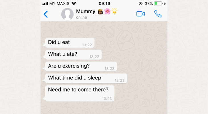 Text Conversations With Your Parents While At University - 8 The exam season texts