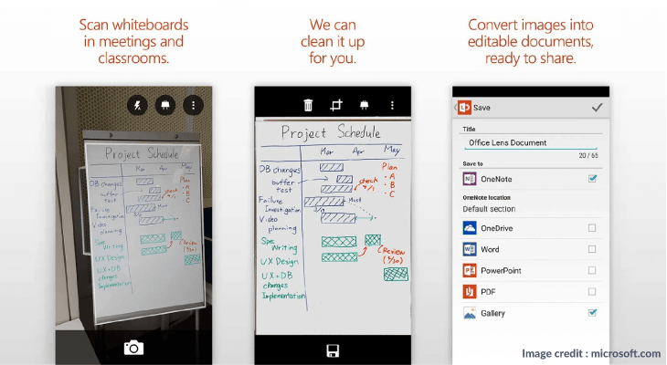 Free productivity apps for students - 10 Microsoft Office Lens