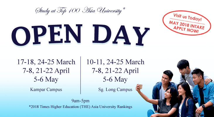 Discover Your Dream Career at UTAR's April 2018 Open Day - Feature-Image