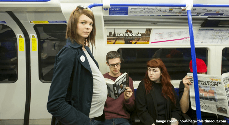 Annoying habits in public transportation - 4 Insensitive seat-hoggers