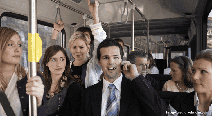 Annoying habits in public transportation - 7 The loudspeakers