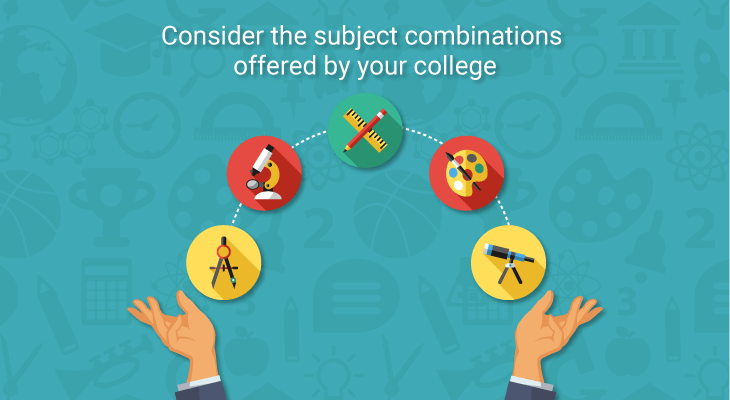 Choose a level subjects - 6 Consider the subject combinations offered by your college