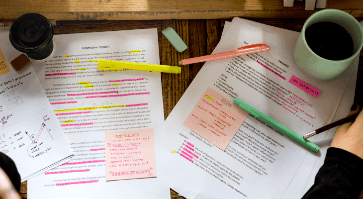 Study tips for students - 3 Break down your tasks