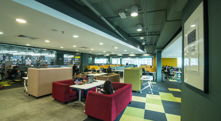 Taylors college lakeside campus - 2 Watch movies in the library