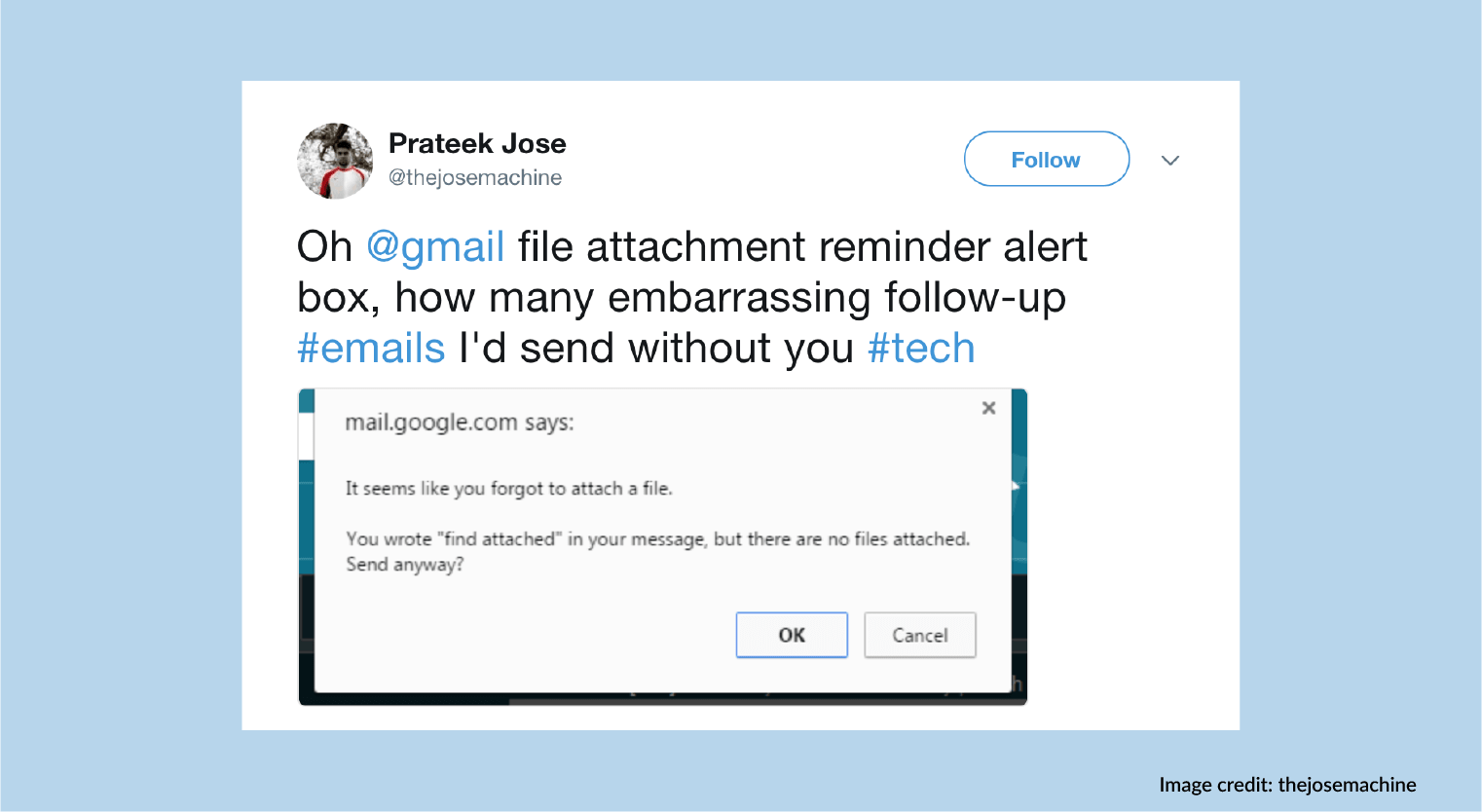 Embarrassing Emails Mistakes You Didn't Know You Were Making in University-Missing out attachments