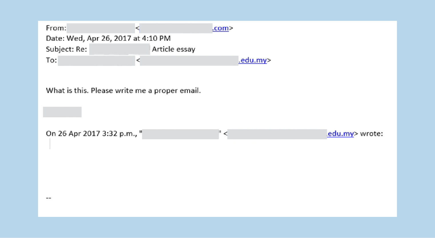 Embarrassing Emails Mistakes You Didn't Know You Were Making in University-The premature send-off