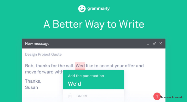 Email hacks-Install Grammarly for proofreading