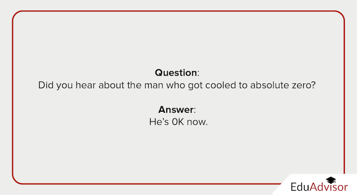 Educational Puns-Absolute zero