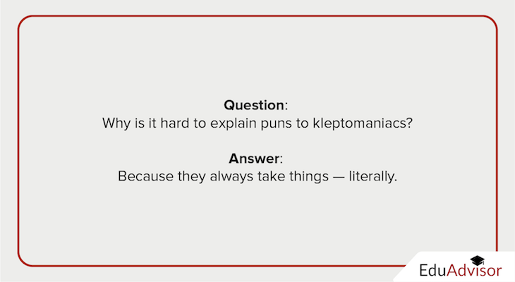Educational Puns-Kleptomaniacs