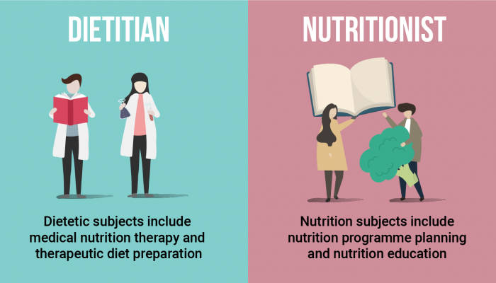 4 Major Differences Between A Dietitian And A Nutritionist