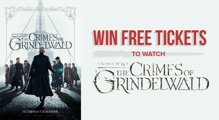 Win Free Tickets to Watch FANTASTIC BEASTS: THE CRIMES OF GRINDELWALD! %%page%% - Feature-Image