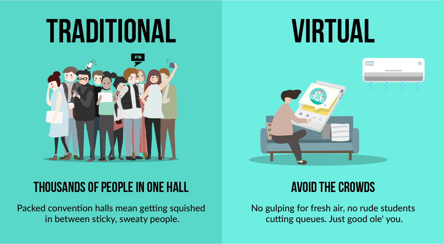 Physical vs Virtual Education Fair Final-Crowds