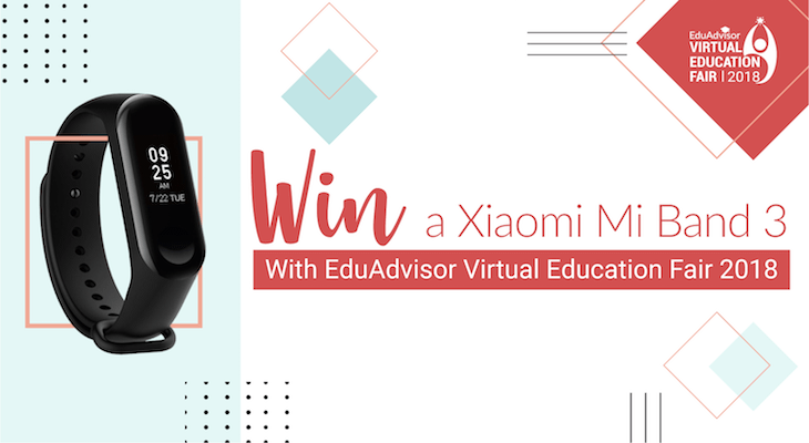 Win Xiaomi Mi Band 3 with EduAdvisor Virtual Education Fair - Feature-Image