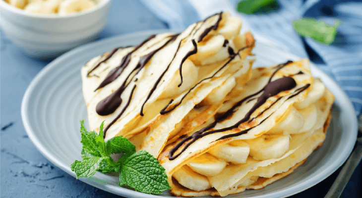 Ready-to-go Breakfast-Banana Wrap