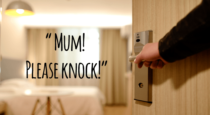 Annoying Parents Traits-03- Not Knocking