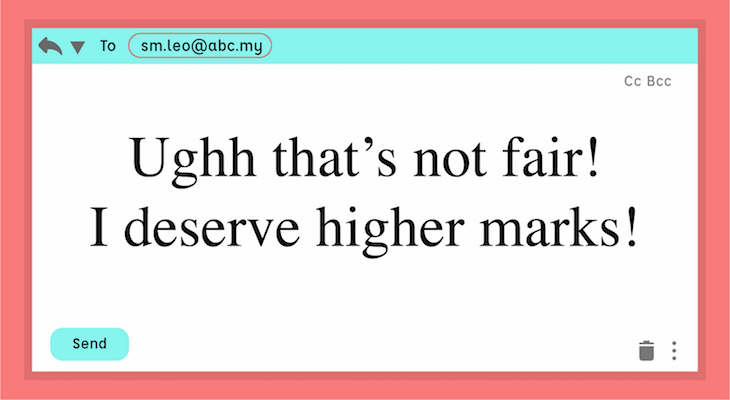 Emails You Should Never Send to Your Lecturers-Angry Email 02