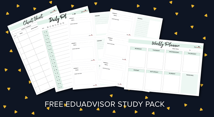 How To Stay Organised In College-EduaAdvisor Study Pack