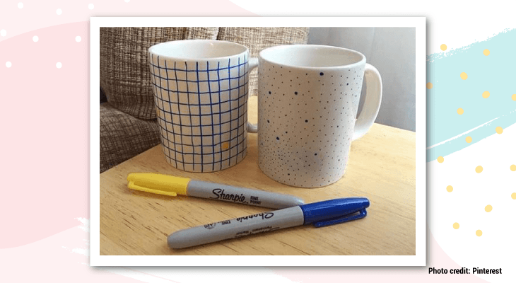 DIY Gift Ideas-Sharpie mugs
