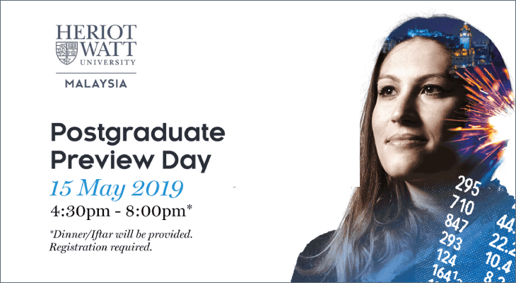 Discover Heriot-Watt's Postgraduate Programmes on 15 May - Feature-Image