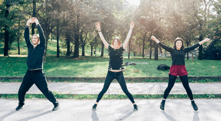 Simple Workout Routines for Students-Jumping jacks