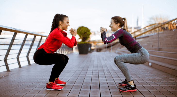 Simple Workout Routines for Students-Squats