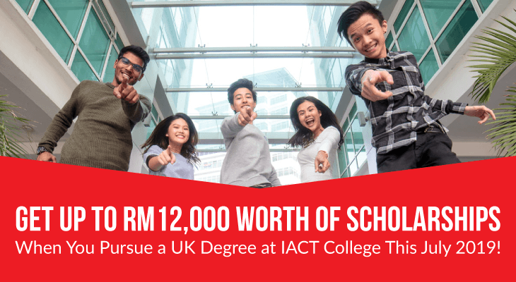 Get up to RM12,000 Scholarships at IACT This July 2019! - Feature-Image