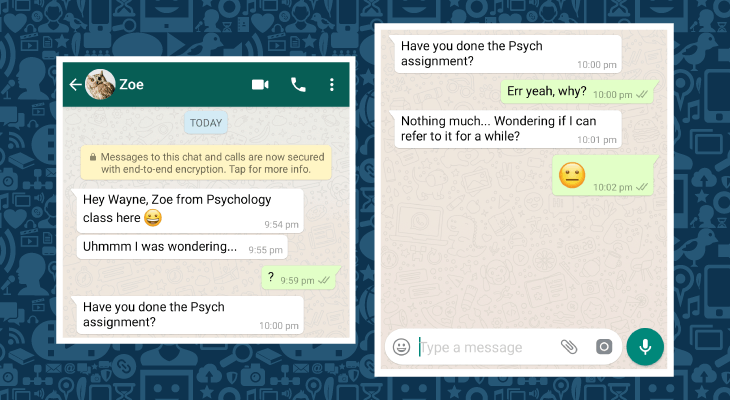 Relatable Text Message-Assignment Text