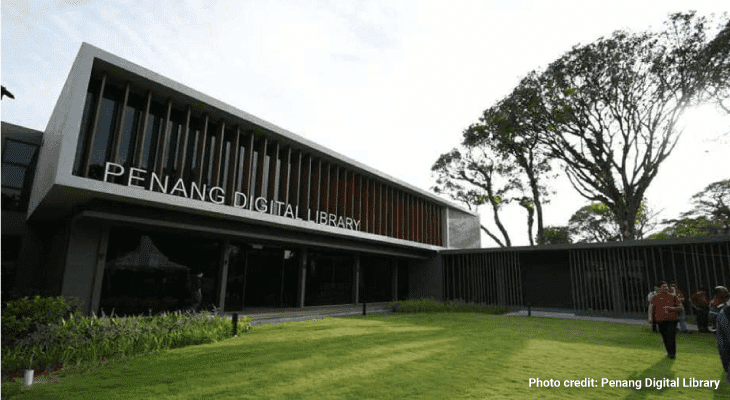 Cool Libraries in Malaysia-Penang Digital Library