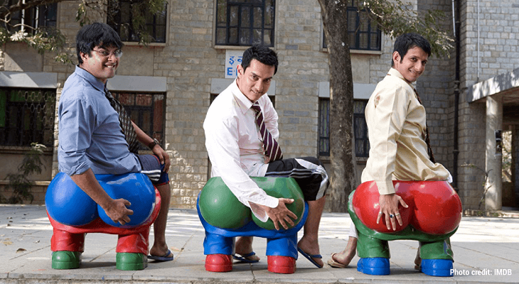 Movies about Surviving School and College-3 Idiots