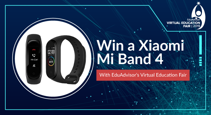 Win a Xiaomi Mi Band 4 at EduAdvisor Virtual Education Fair - Feature-Image