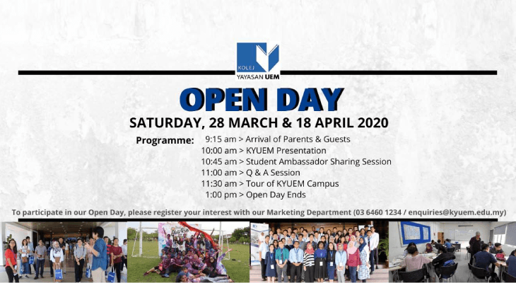 Challenge Your Abilities at KYUEM Open Day This 28 March 2020 - Feature-Image