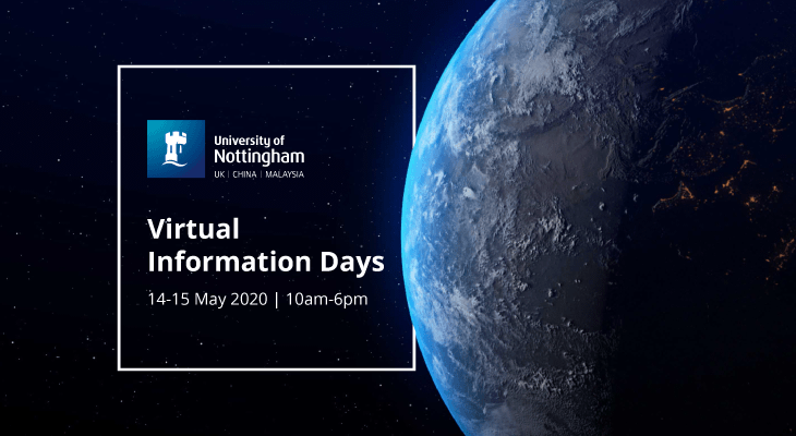 Join the University of Nottingham Malaysia Virtual Information Days This 14 – 15 May 2020 - Feature-Image