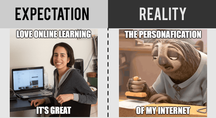 Online learning-good internet connection