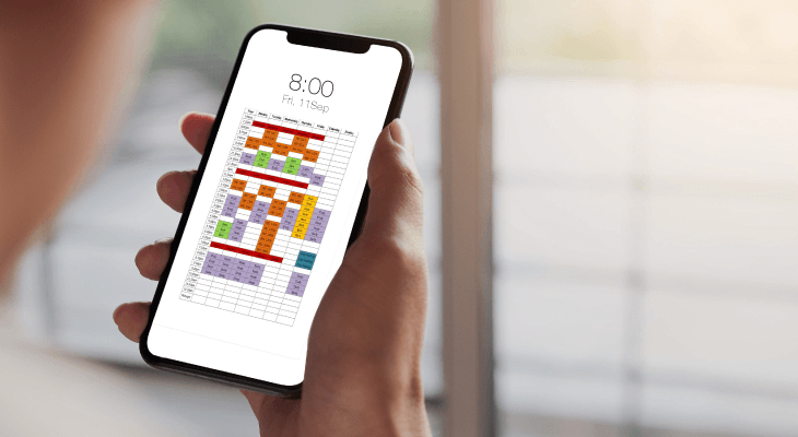 TC- Students Life Hacks-Timetable on lockscreen