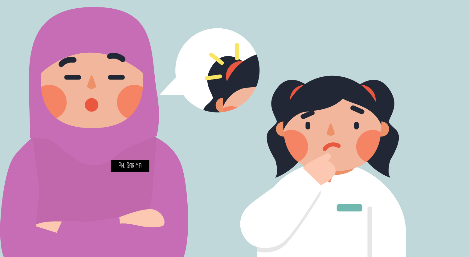 Pointless Malaysia School Rules-No colour hair ties