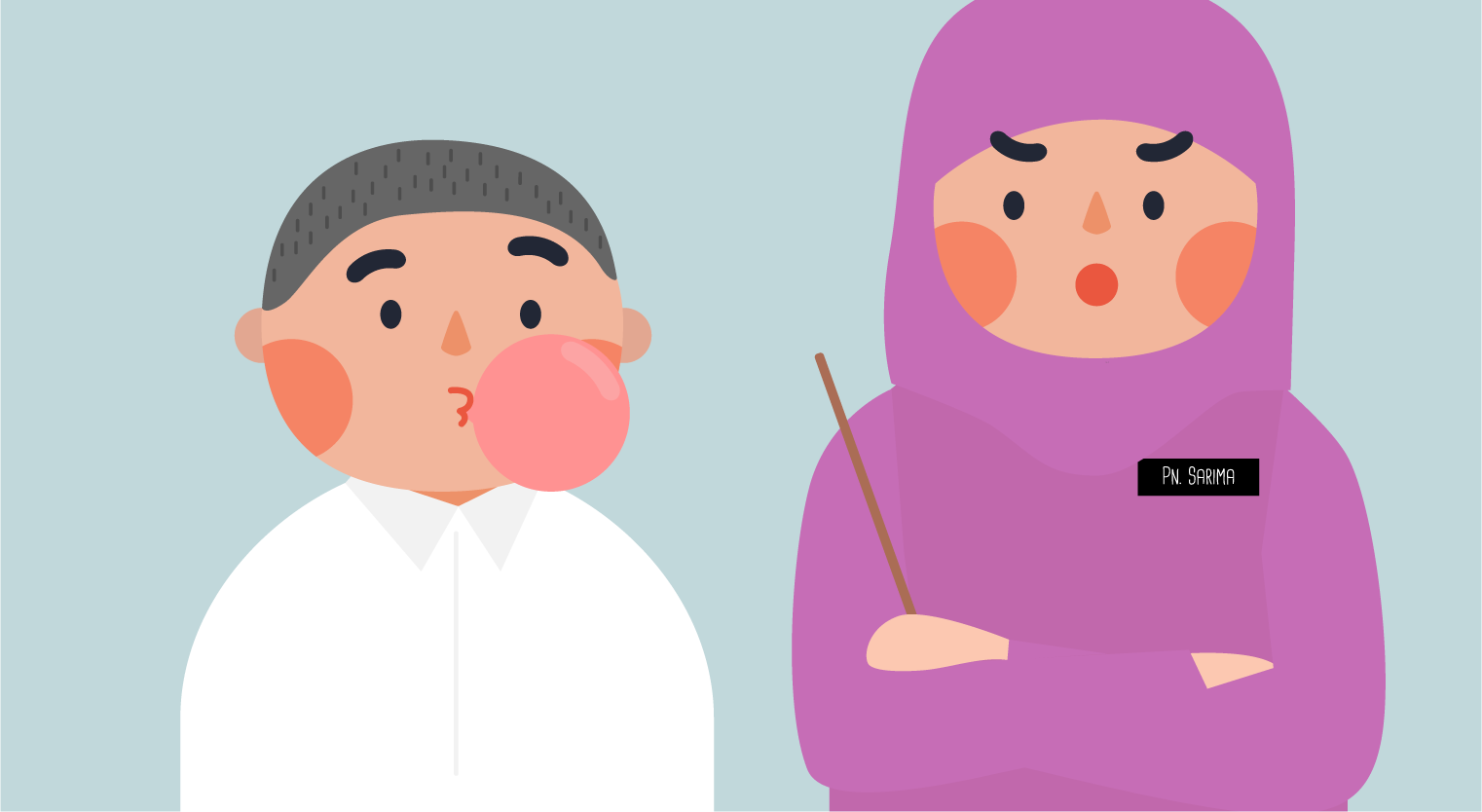 Pointless Malaysia School Rules-No gum rule