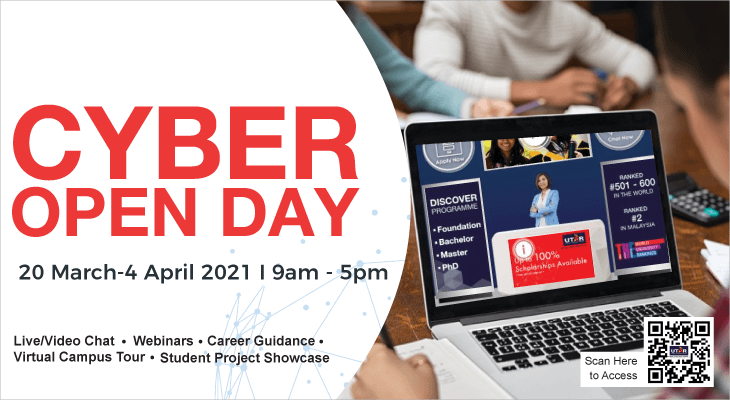 Save the Date for UTAR Cyber Open Day This March 2021 - Feature-Image