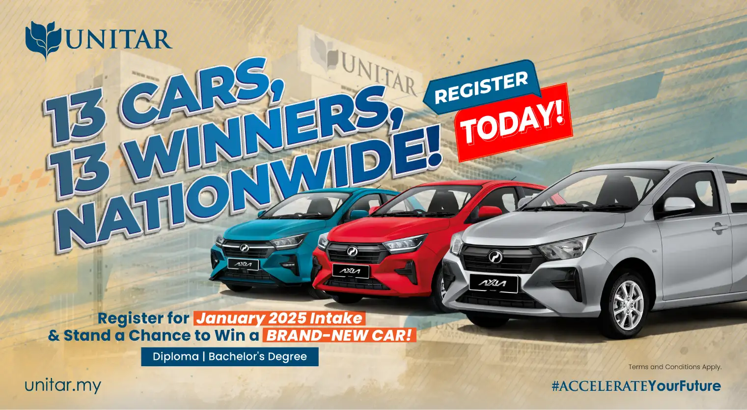 Register for UNITAR’s January 2025 Intake and Win a Car