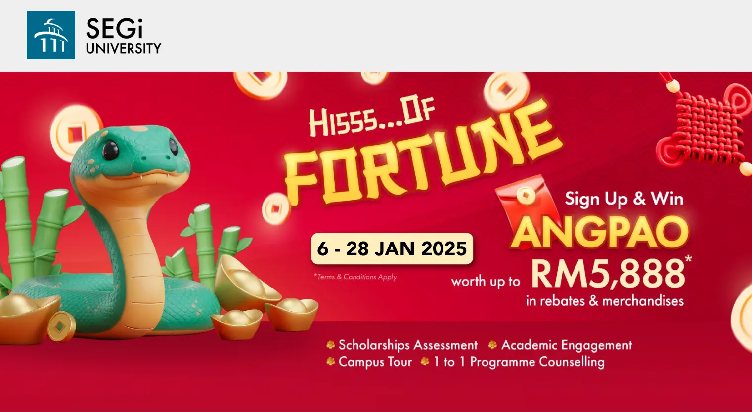 CNY Scholarship at SEGi Info Month 2025