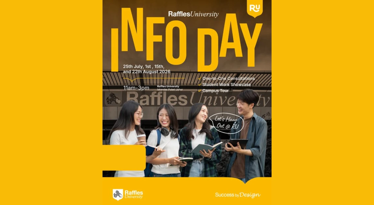 Join Raffles Info Day This July and August 2026